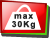 Max weight 30Kg